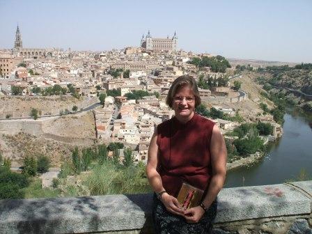 Kathie in Toledo, Spain, September 2006