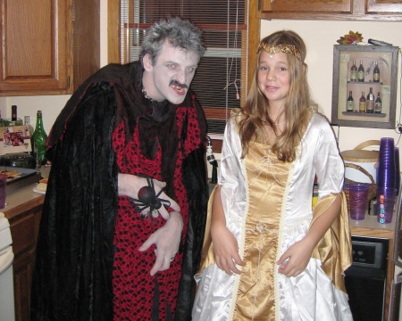 Uncle RyRy (Ryan Sarver) & Morgan Dulaney - Halloween 2005