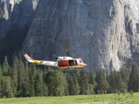 Flying for NAVY Search & Rescue at Yosemite