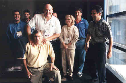 Kirk with Steve Ballmer and Jeff Raikes