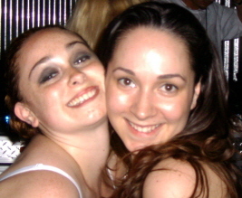 Me and my sister, Laura at Lerek's show