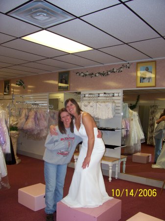Picking out a wedding dress