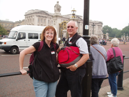 Dad & I at Buckingham Palace