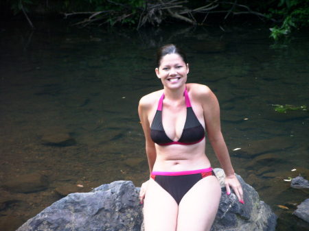 Tina at the Hot Springs National Park gorge