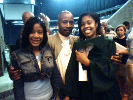 me and my two daughters Kenya (left) Chalice (right)