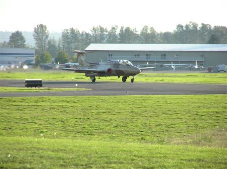 Takeoff in the L-29 Jet