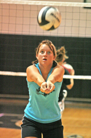 katelyn volleyball practice