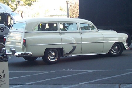 My Dad's chopped '54 Chevy wagon