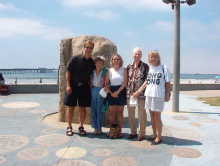 Family at the beach