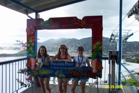 Me, Jenny & Kristy in St. Thomas