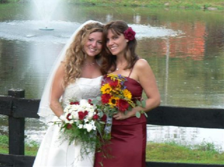 My daughters Natalia (her wedding day) and Raquel