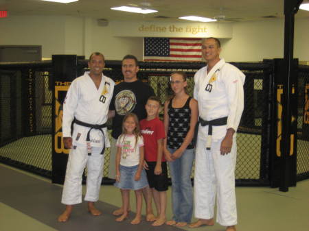 Me & the kids with Royce Gracie