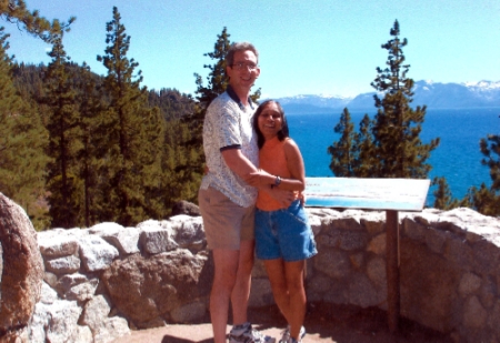 steve and lorna at lake tahoe