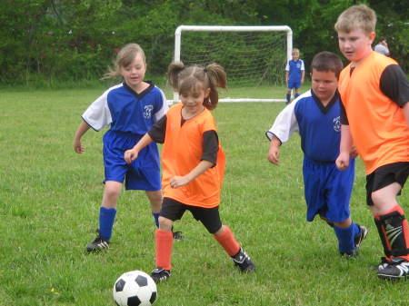 Madeline the soccer star