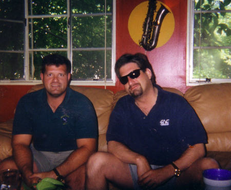 With my little brother Dave--1999 ish?