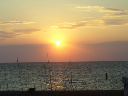 Sunset on Ocracoke Island