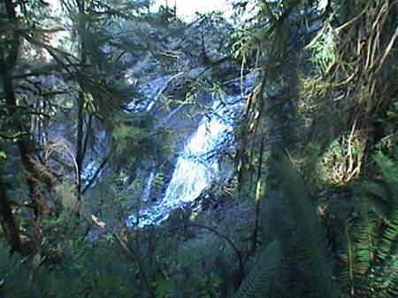 Lake Sylvia waterfall