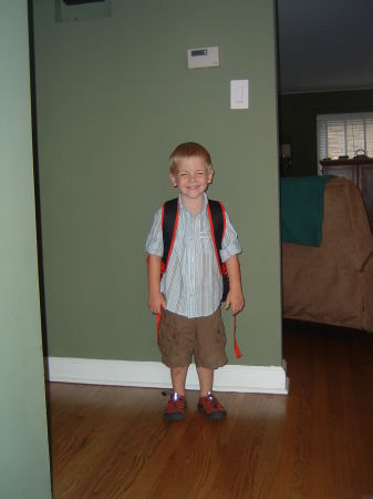 Matt's first day of school