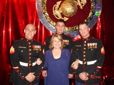 Surrounded by Marines