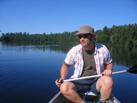 Canoeing in the mountains