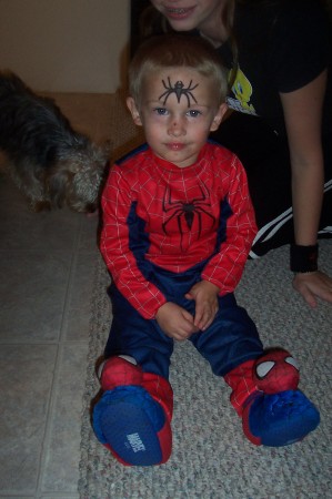 My Grandson Gage at Halloween