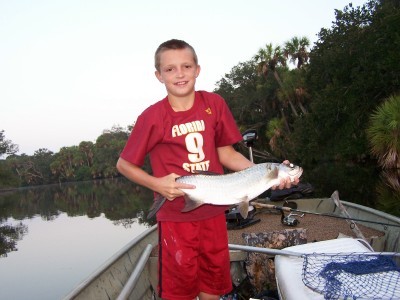 Clayton and his tarpon