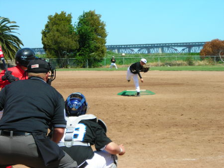 Howie on the mound