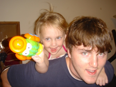 My son Josh and my granddaughter Andi