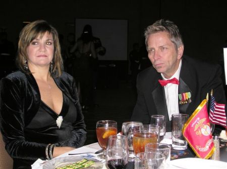 Lisa & Hugh at the Marine Corps Ball