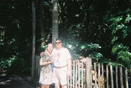 Betty and Me at Disney World, August, 2006