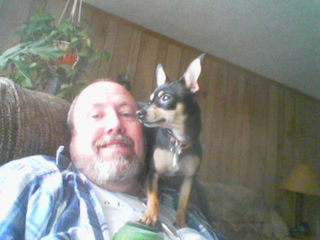 me and one of my babies "scrappy"