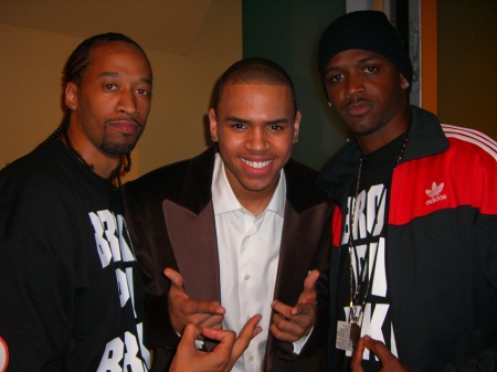 Slim, Chris Brown & barzini