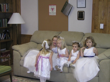 Five of our eight  precious granddaughters.