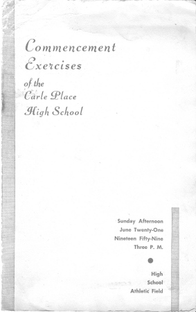 Commencement Exercises, Class of 59