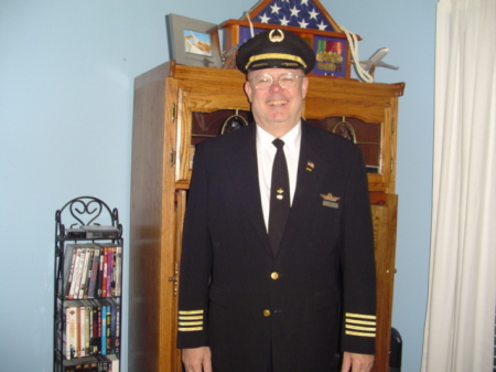 at home in uniform