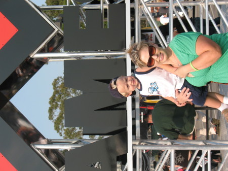 My youngest and me at the XGames-2007