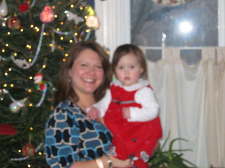 me and Kamryn on Xmas Eve