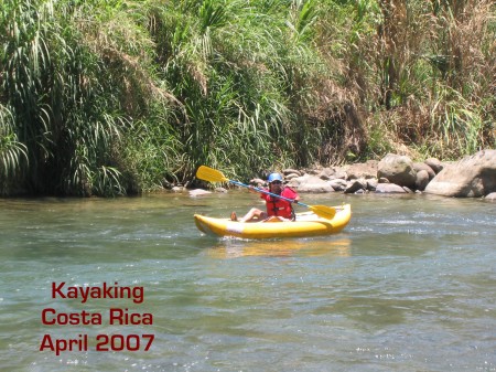 Kayaking in Costa Rica