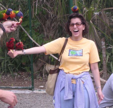 Tif with Parrots