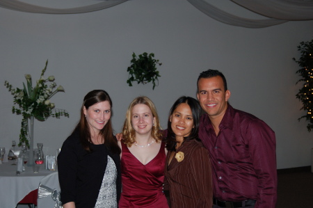 Kerry, Julianna, me and Johan at Kesha's wedding.