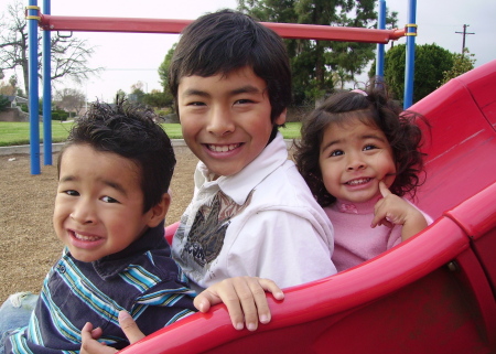 Kids at the park -- December 2007