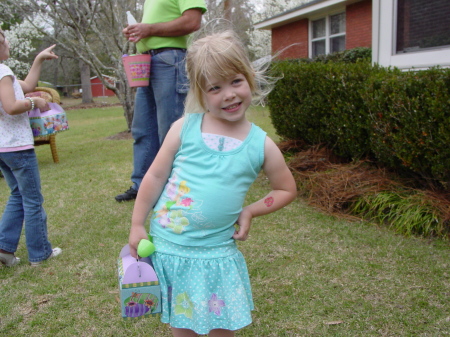 Erin at Easter Egg hunt