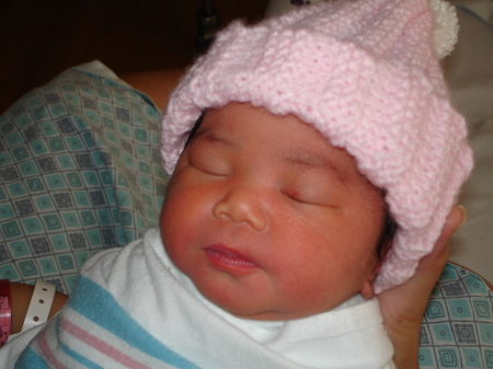 My adorable daughter, Nevaeh Hoku 6/23/07