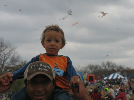 Kite festival in downtown Austin