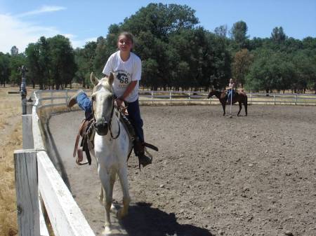 Shelby is out for a ride with some friends.