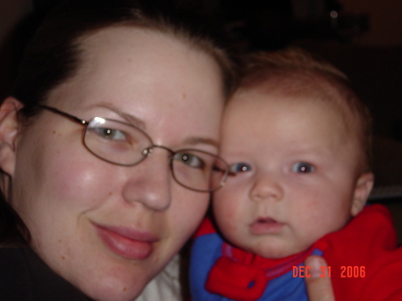 My son, Wesley, and me!