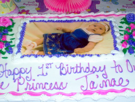 ja ja's first birthday