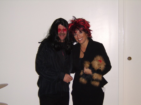 My Husband & I as Ozzy & Sharon!