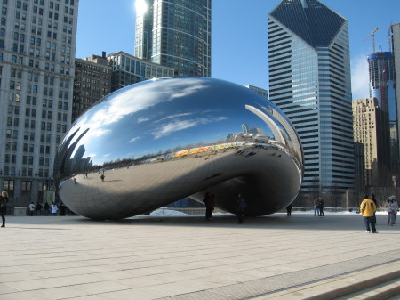 cloud gate (the bean)  from the east