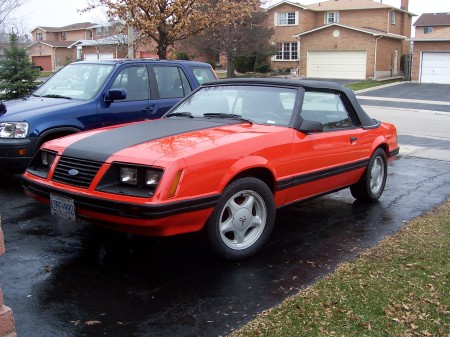 Our 1983 Mustang convertible completed